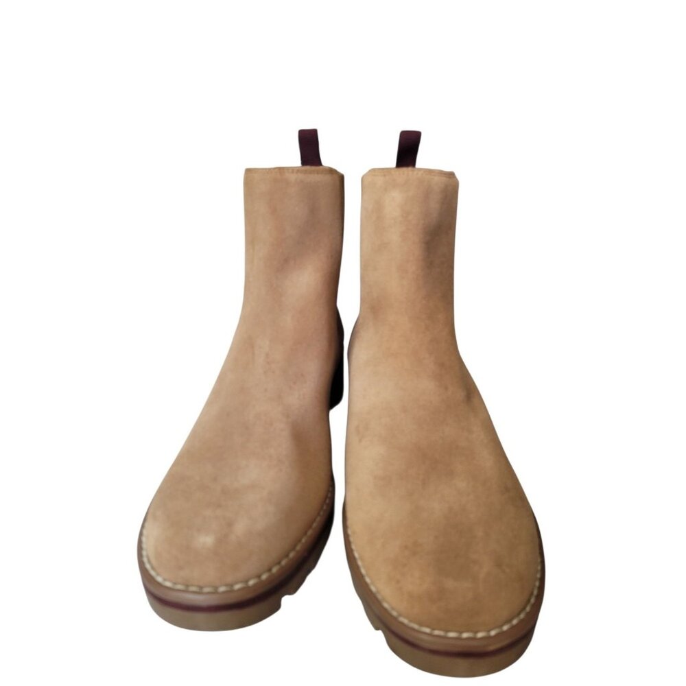 Crown Vintage Tipryn Chelsea Boot Pull On Women’s Size 10M Brown Suede - Picture 3 of 9
